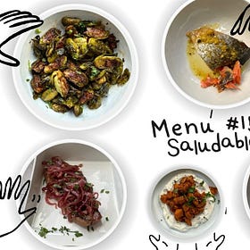 MENÚ SALUDABLE #15. Agosto