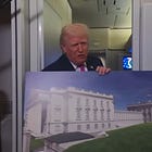 Americans Just Aren't Into Trump's Stupid Ballroom, Arch, Reflecting Pool, Banana Stand