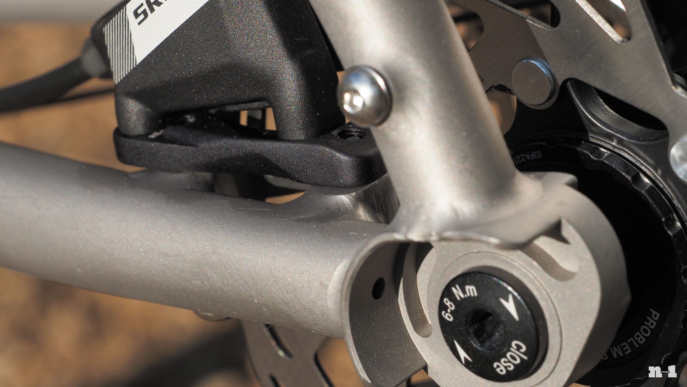 State Bicycle Company Titanium All-Road rear brake tabs