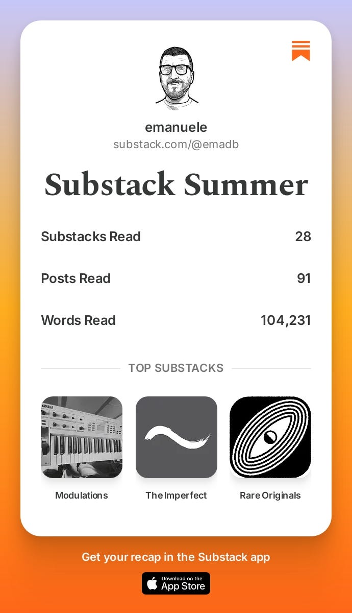Substack Summer