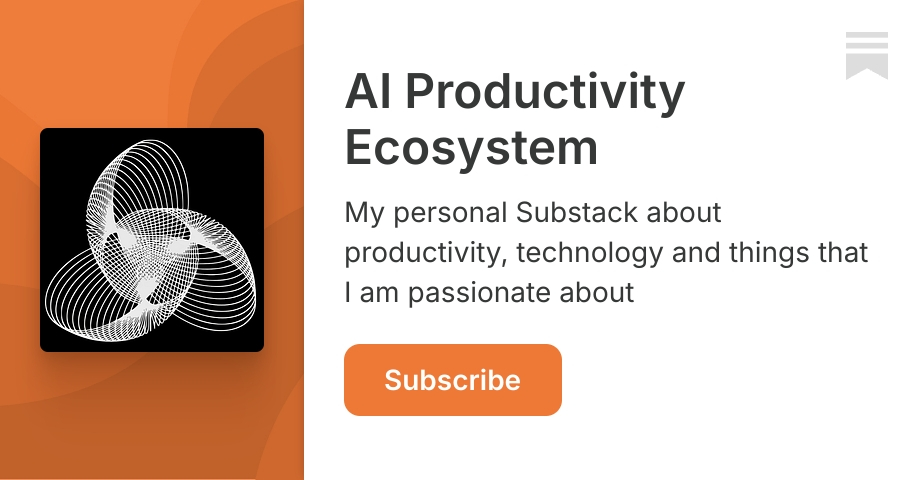 AI Productivity Ecosystem | Suhas Dhekane | Substack