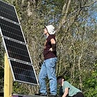 Installing the Solar Well Pump at The Grove