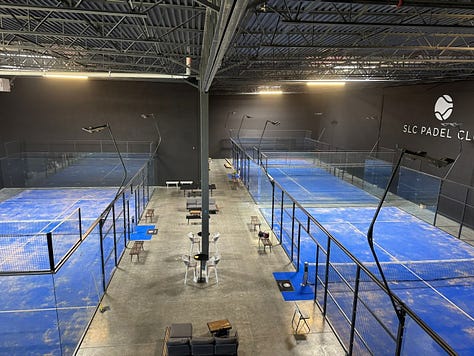 Padel clubs in Salt Lake City, San Antonio, and Mesa, AZ