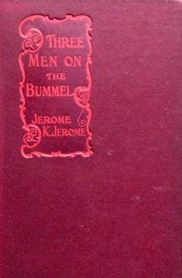 Primeira edição de Three Men on the Bummel de Jerome K. Jerome
