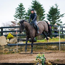 Perfect timing for Jump Cross at Lisbane Farm
