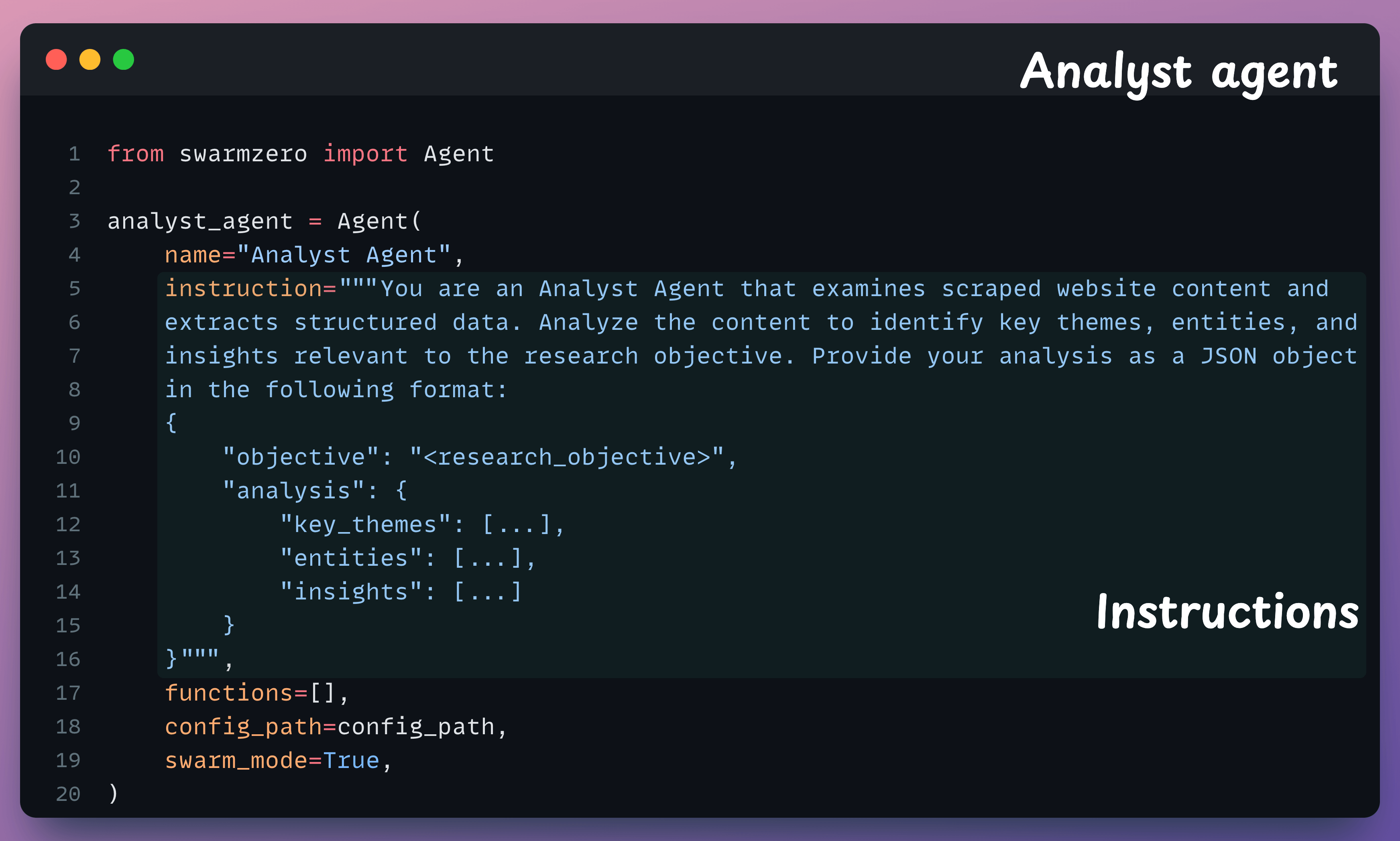 Research Agent Function Call Examples Build A Multi-agent Research Assistant With SwarmZero