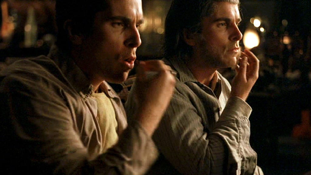 Just like the movie The Prestige, Christian Bale actually have a twin ...