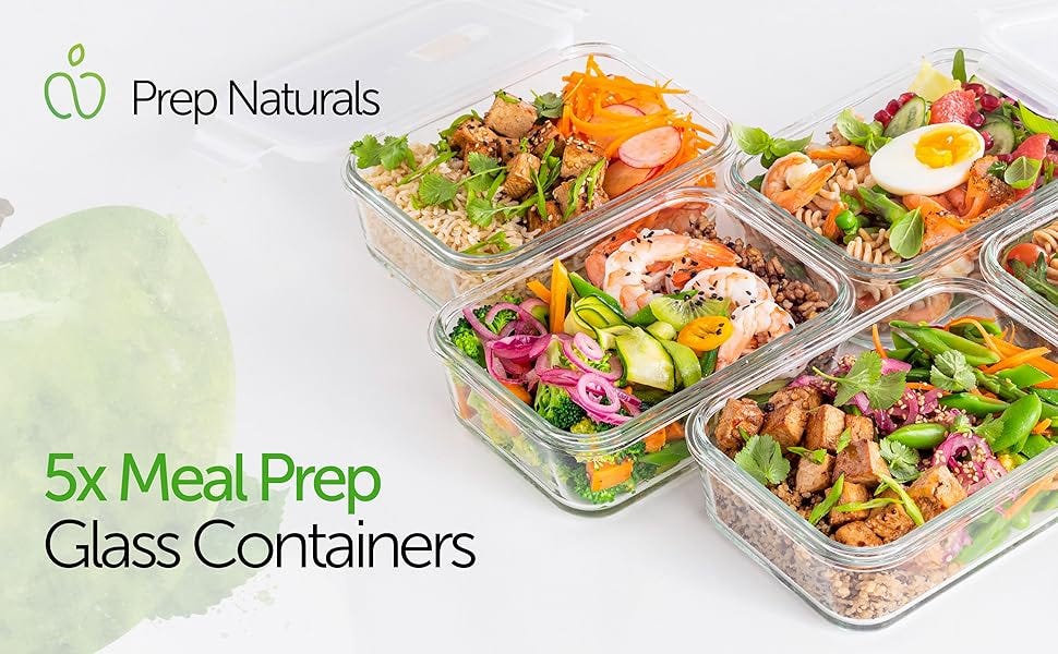 Glass containers set