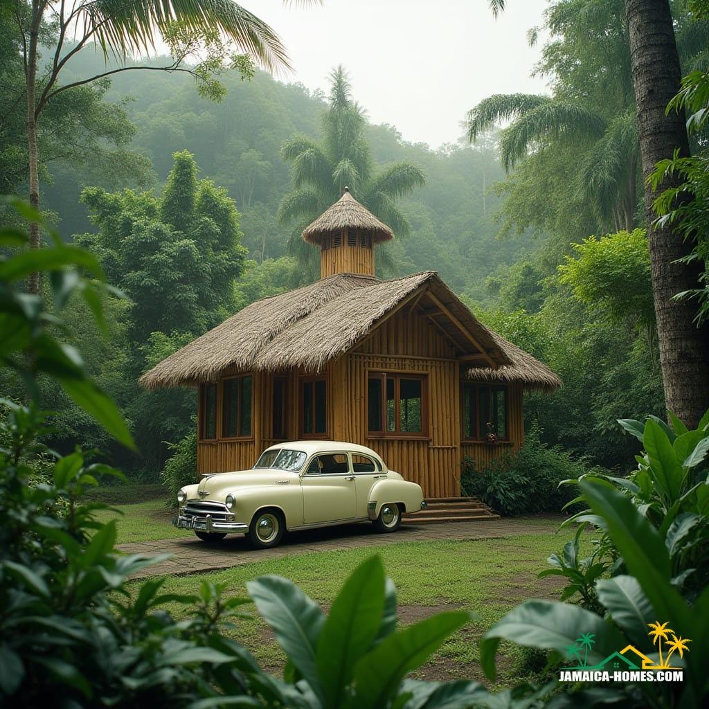 Beatiful modern h bamboo home in jamaica