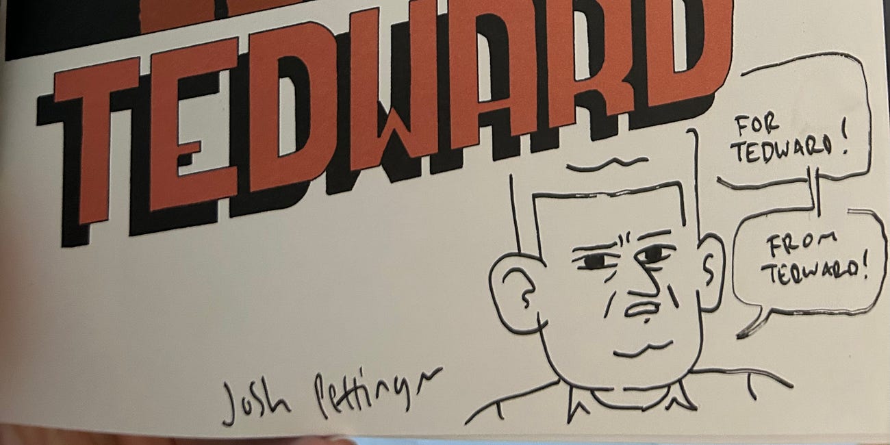 TEDWARD - SerioComics 65 + Q&A with Author Josh Pettinger