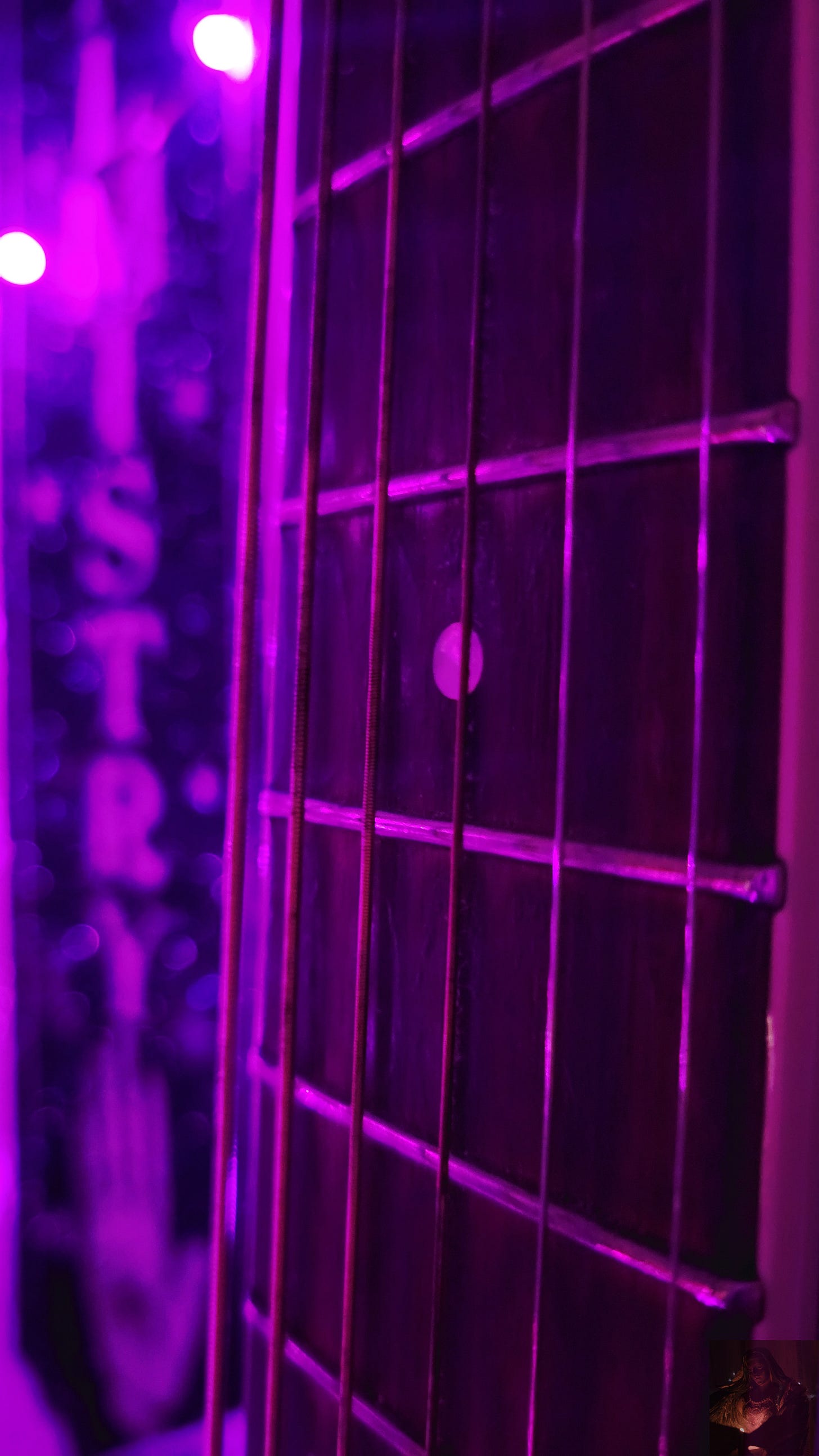 lines of a guitar lines of a palm