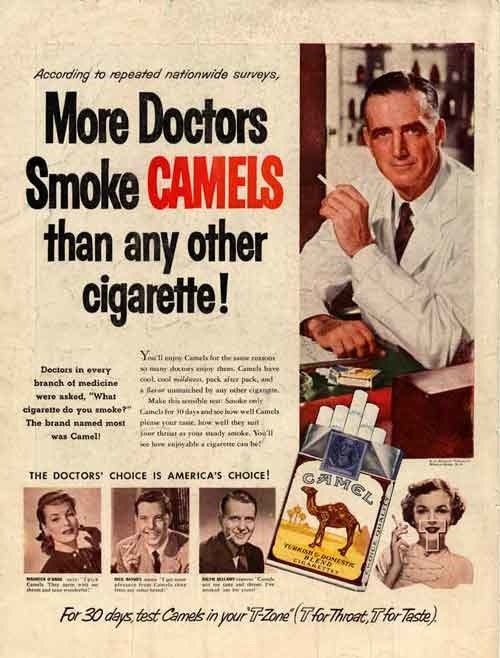 Appeal to Authority: Camels Ad