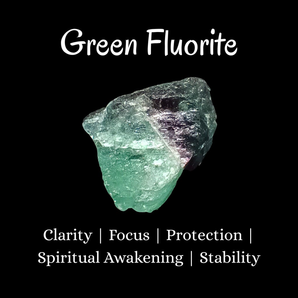 Green Fluorite HEALING CRYSTAL PROPERTIES - Clarity | Focus | Protection | Spiritual Awakening | Stability Green Fluorite HEALING CRYSTAL PROPERTIES - Clarity | Focus | Protection | Spiritual Awakening | Stability