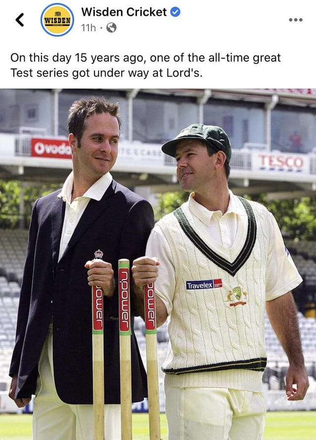 What would be considered a better Test series than the 2005 Ashes? :  r/Cricket