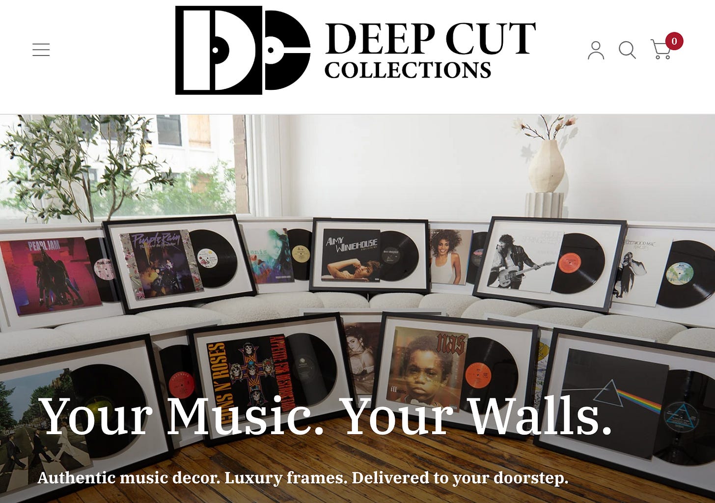  Deep Cut Collections https://deepcutcollections.com Deep Cut Collections is an art gallery obsessed with music. Authentic music decor. Luxury frames. Delivered to your doorstep. Vinyl Posters Vinyl Records deep cut collections