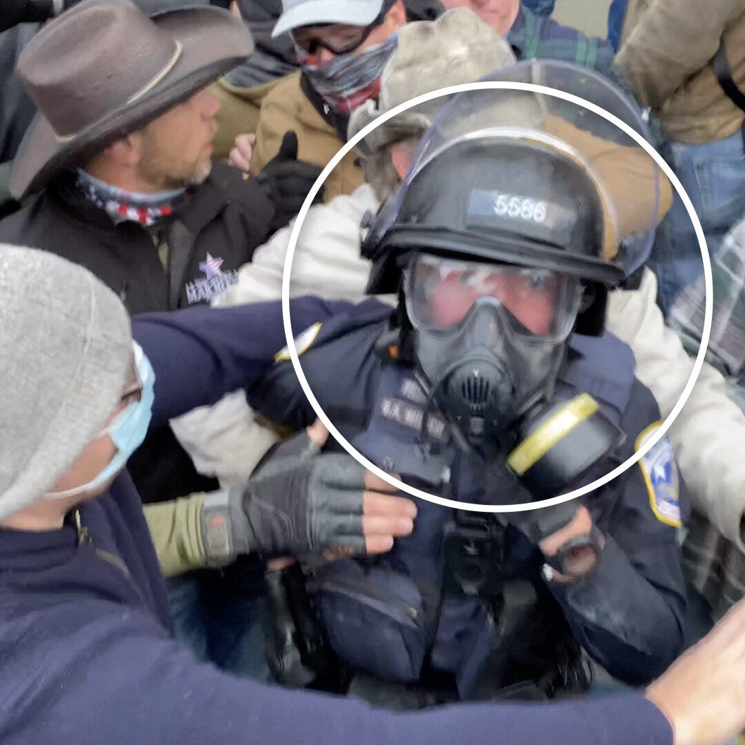 Watch Video: How Mob Dragged and Beat Police at Capitol - The New York Times