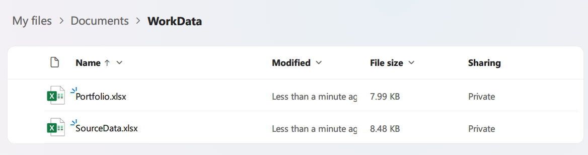 Link Data between Different Excel Online Files - by Dash