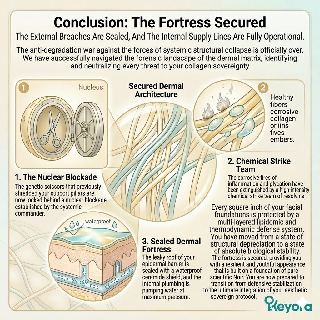 Systemic Regulator declaring the Fortress Secured via the final integration of the Lipidomic and Thermodynamic Defense for total structural sovereignty. Systemic Regulator declaring the Fortress Secured via the final integration of the Lipidomic and Thermodynamic Defense for total structural sovereignty.
