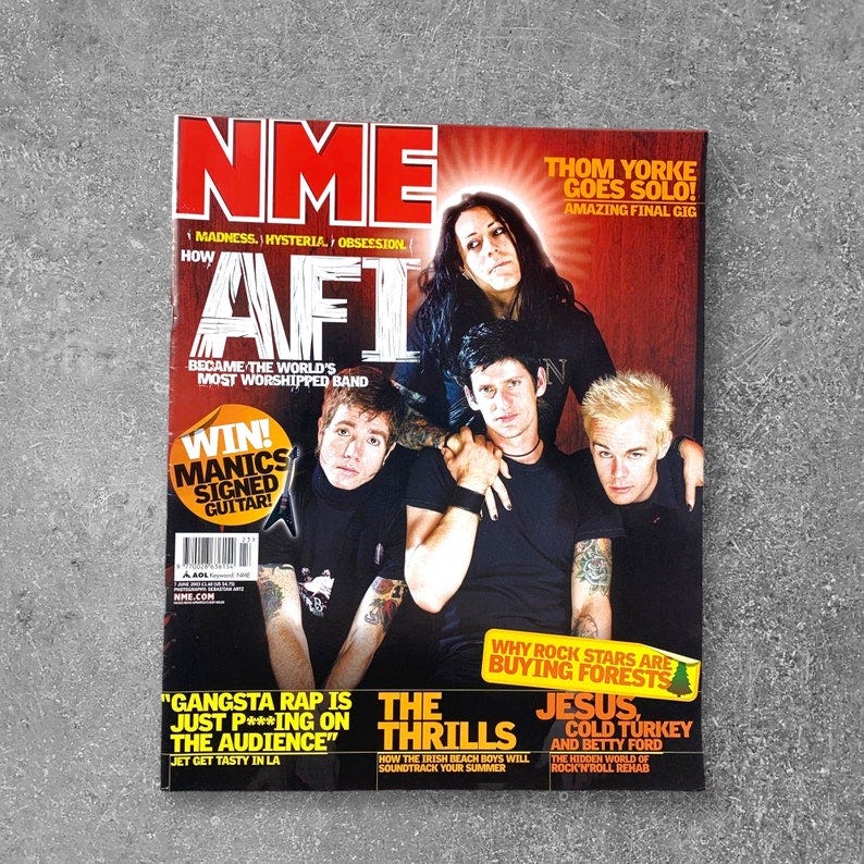 2003 AFI - The World's Most Worshipped Band - NME Magazine 2003 AFI - The World's Most Worshipped Band - NME Magazine