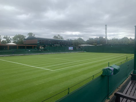 Wimbledon arrival routine