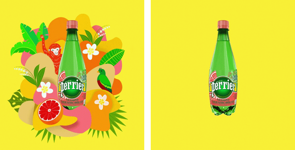 Static vs animated ad example Static vs animated ad example