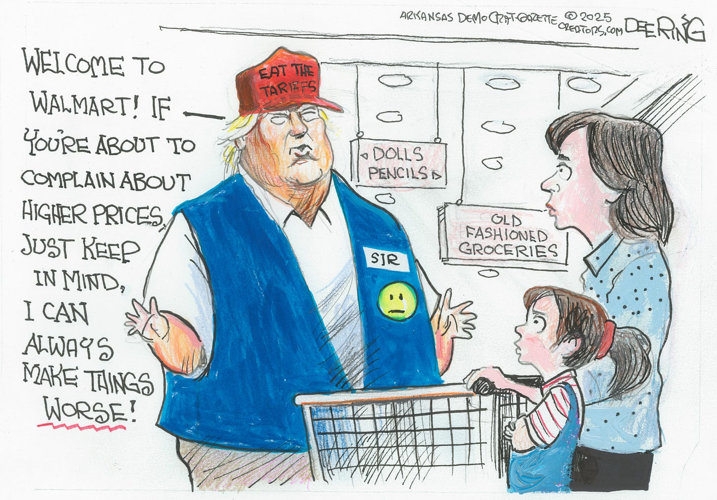 Donald Trump works at Walmart | May 25 editorial cartoons | The Week