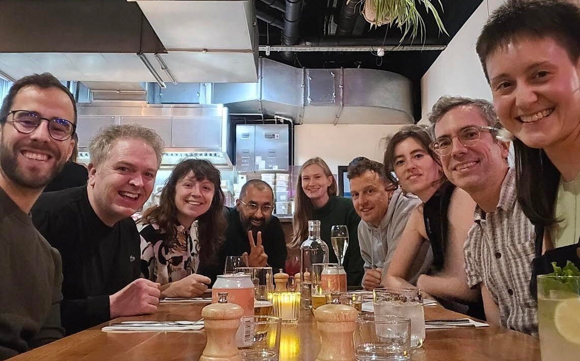 HelpFirst's recent team dinner at Mildred's