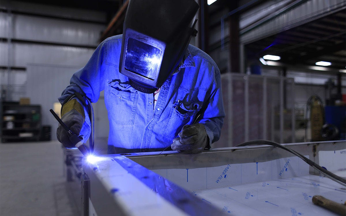 Blue collar jobs such as welding are in demand