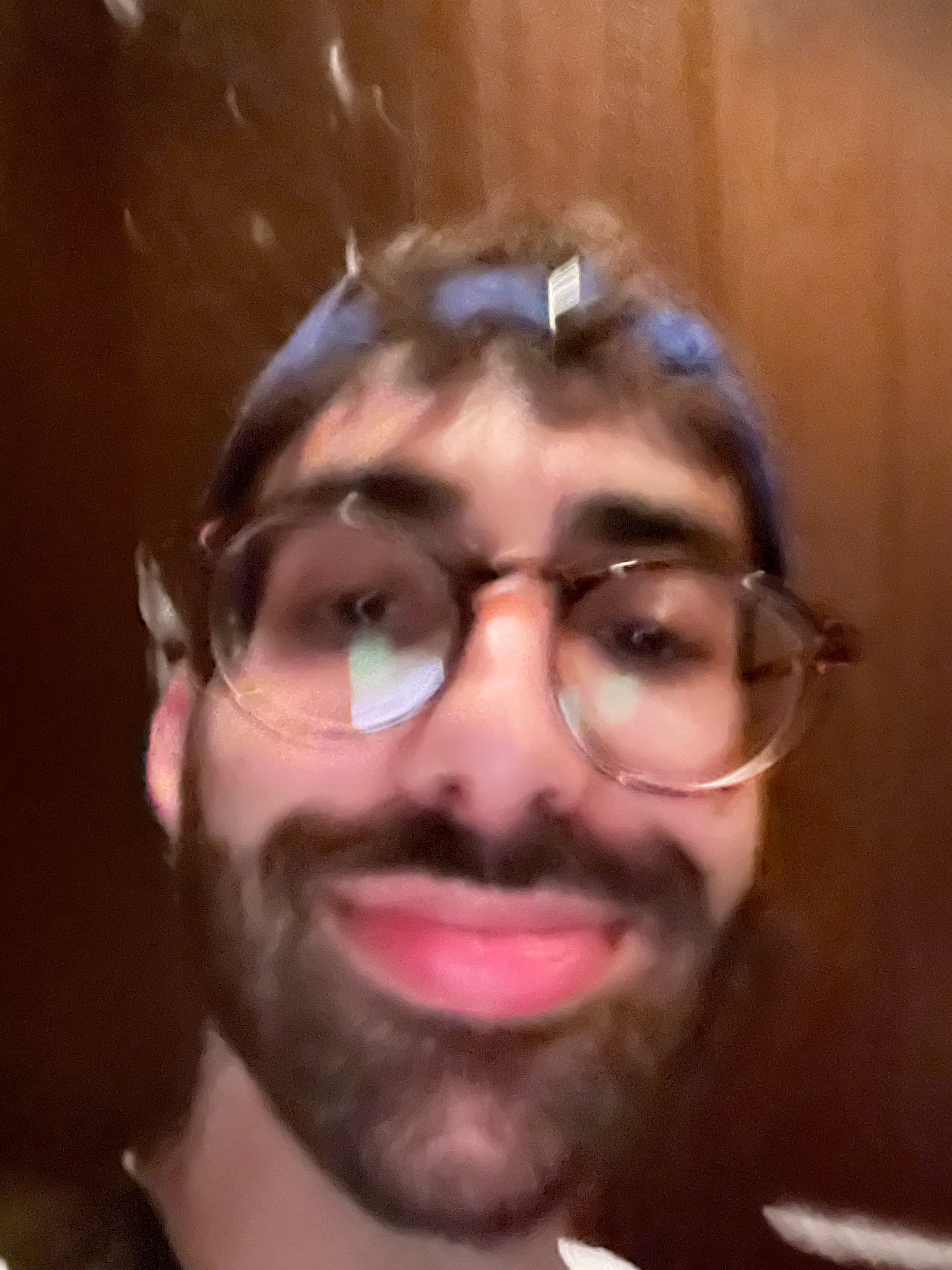 the unusual case of my being