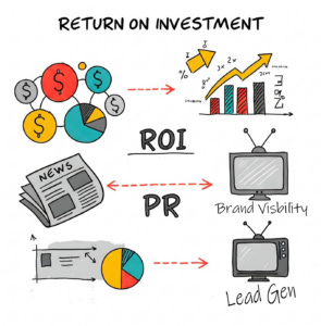 Chart showing ROI formula for Public Relations