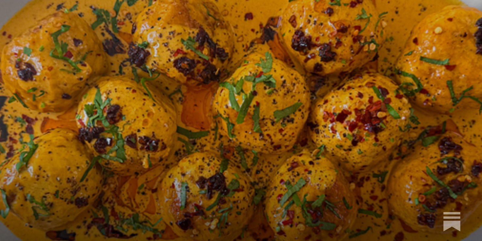 Thai Curry Chicken Meatballs - by Zena Kamgaing