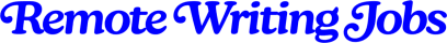 Remote Writing Jobs