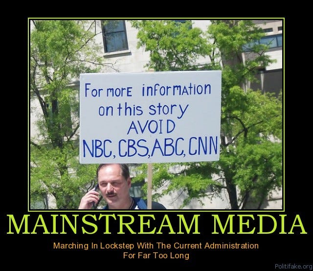 mainstream-media-mainstream-news-is-bs-political-poster mainstream-media-mainstream-news-is-bs-political-poster
