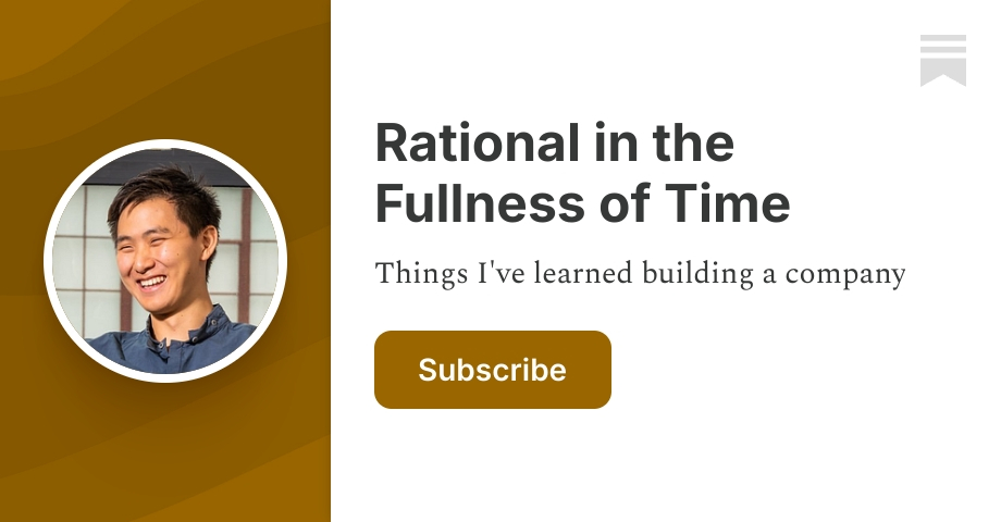 Rational in the Fullness of Time | Alexandr Wang | Substack