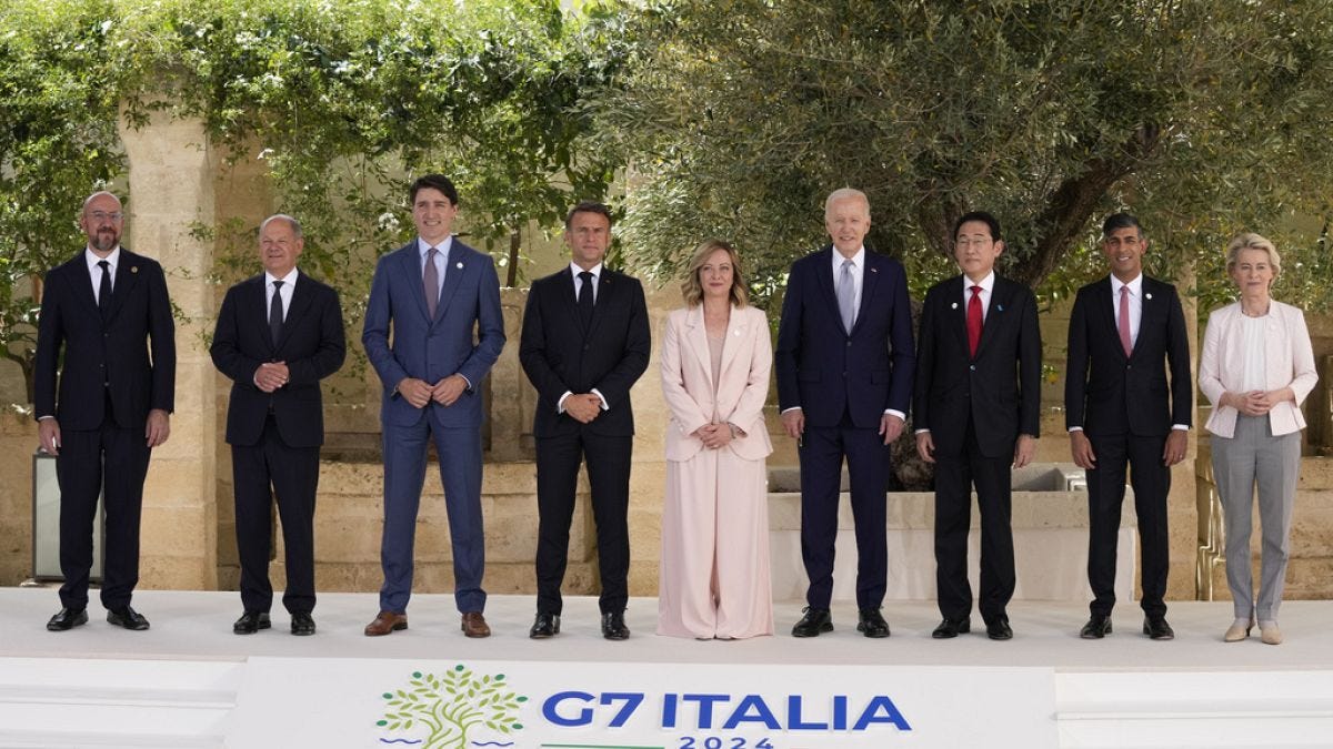El G7 acuerda dar 50.000 millones de dólares de Rusia para Ucrania El G7 acuerda dar 50.000 millones de dólares de Rusia para Ucrania