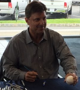 Danielle McCartan Interviews former Yankees first baseman Tino Martinez as Nielsen Jeep Dodge Ram Chrysler in East Hanover, NJ Danielle McCartan Interviews former Yankees first baseman Tino Martinez as Nielsen Jeep Dodge Ram Chrysler in East Hanover, NJ