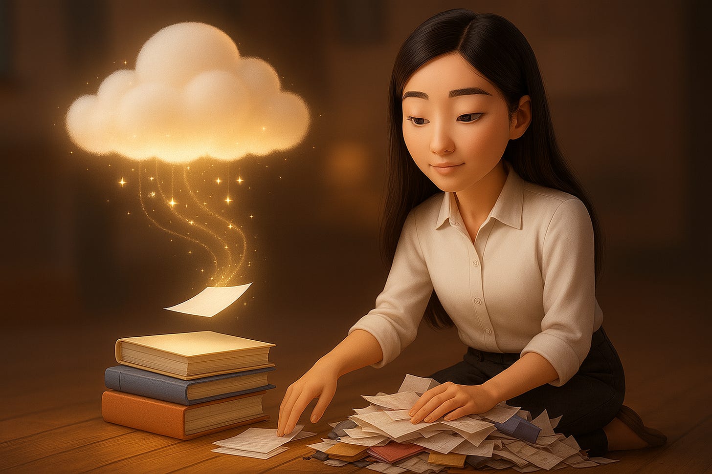 Young woman successfully building digital projects with Claude Code AI tool, transforming from frustrated to confident, representing Jenny Ouyang's Build to Launch guide on turning any digital problem into simple conversation without coding knowledge