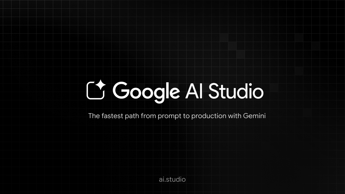 Google AI Studio's Vibe Coding interface, showing how to build apps from plain English.