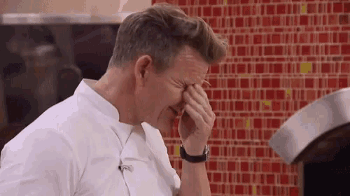 Facepalm Chef Ramsay GIF - Facepalm ChefRamsay - Discover & Share GIFs