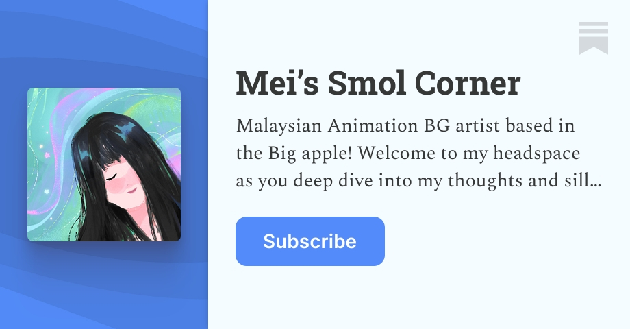 Mei’s Smol Corner | Meiyee Tan | Substack