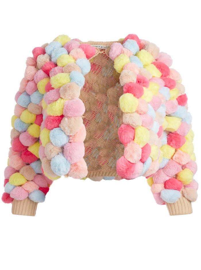 FAWN POM POM JACKET - MULTI image 5 FAWN POM POM JACKET - MULTI image 5
