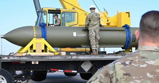 The American GBU-57 bomb is the only weapon capable of reaching Iran's  Fordo nuclear site
