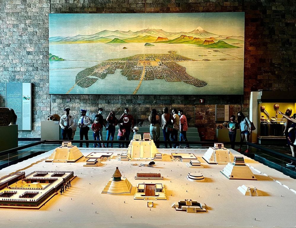 IMG_6802.jpg Model of the Sacred Ceremonial Precinct of Mexico-Tenochtitlan located at Anthropology National Museum, Mexico City (Photo by @LightRich)