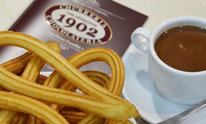 Chocolatería 1902 sin gluten en Madrid