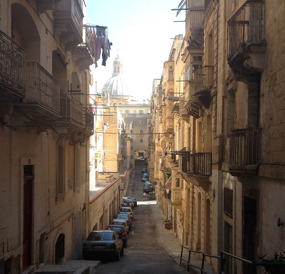 Street scene, Valletta