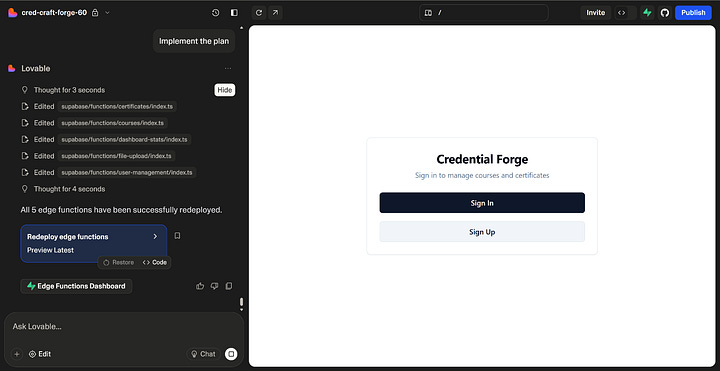 Redeploying Supabase edge functions