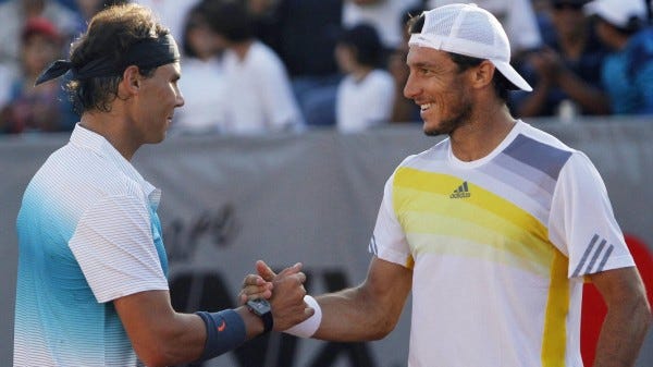 rafael nadal beats juan monaco bulge for artentina open 2015 rafael nadal beats juan monaco bulge for artentina open 2015