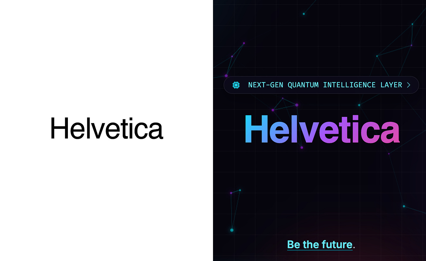 Helvetica vs Helvetica cool