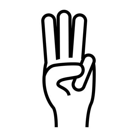 4,062 Three Fingers Cliparts, Stock Vector and Royalty Free Three Fingers  Illustrations