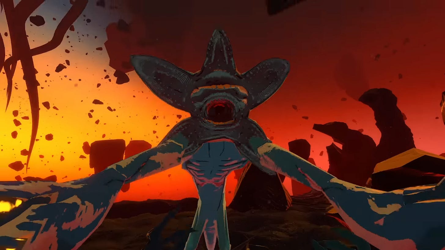 A Demogorgon in Stranger Things VR A Demogorgon in Stranger Things VR